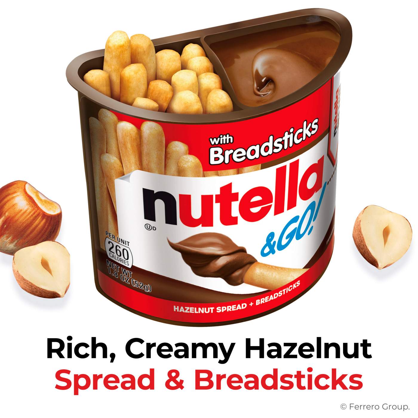 Nutella & Go! Hazelnut Spread + Breadsticks Snack Packs; image 8 of 8