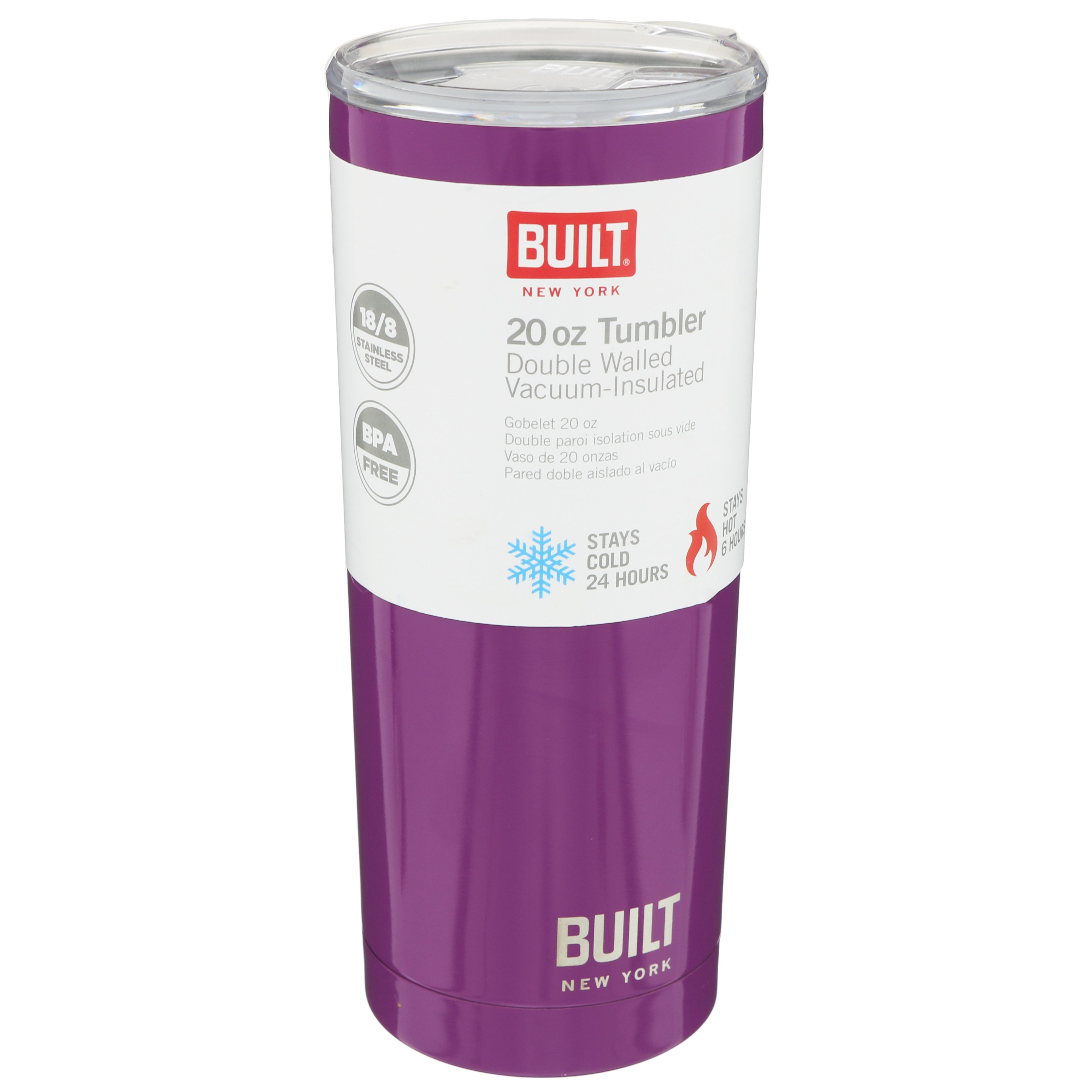 Built Stainless Steel Tumbler 20 oz Purple Shop Travel & ToGo at HEB