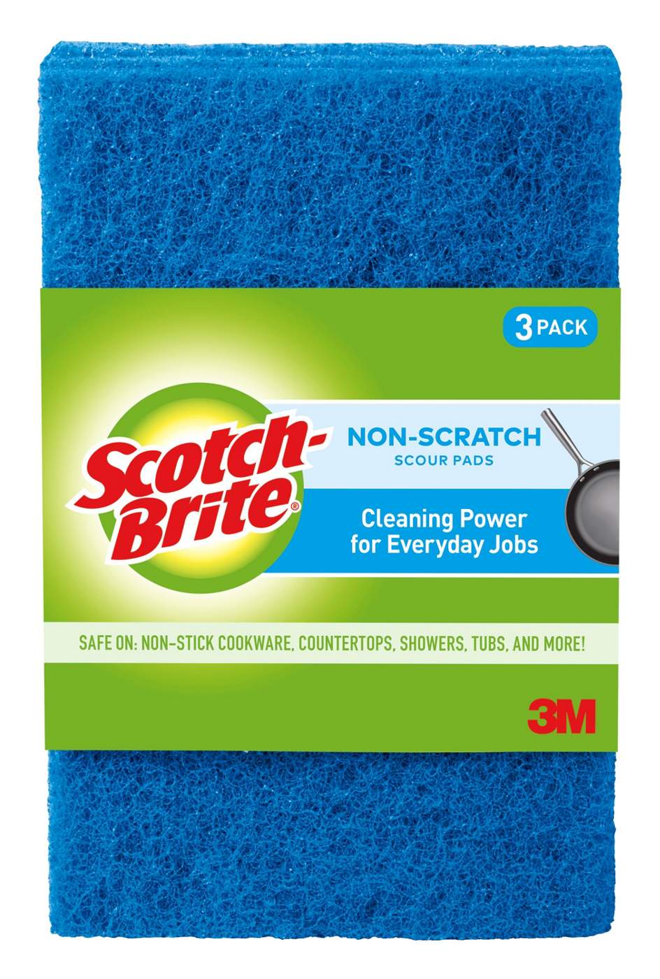 Scotch-Brite Non Scratch Scour Pads; image 1 of 3