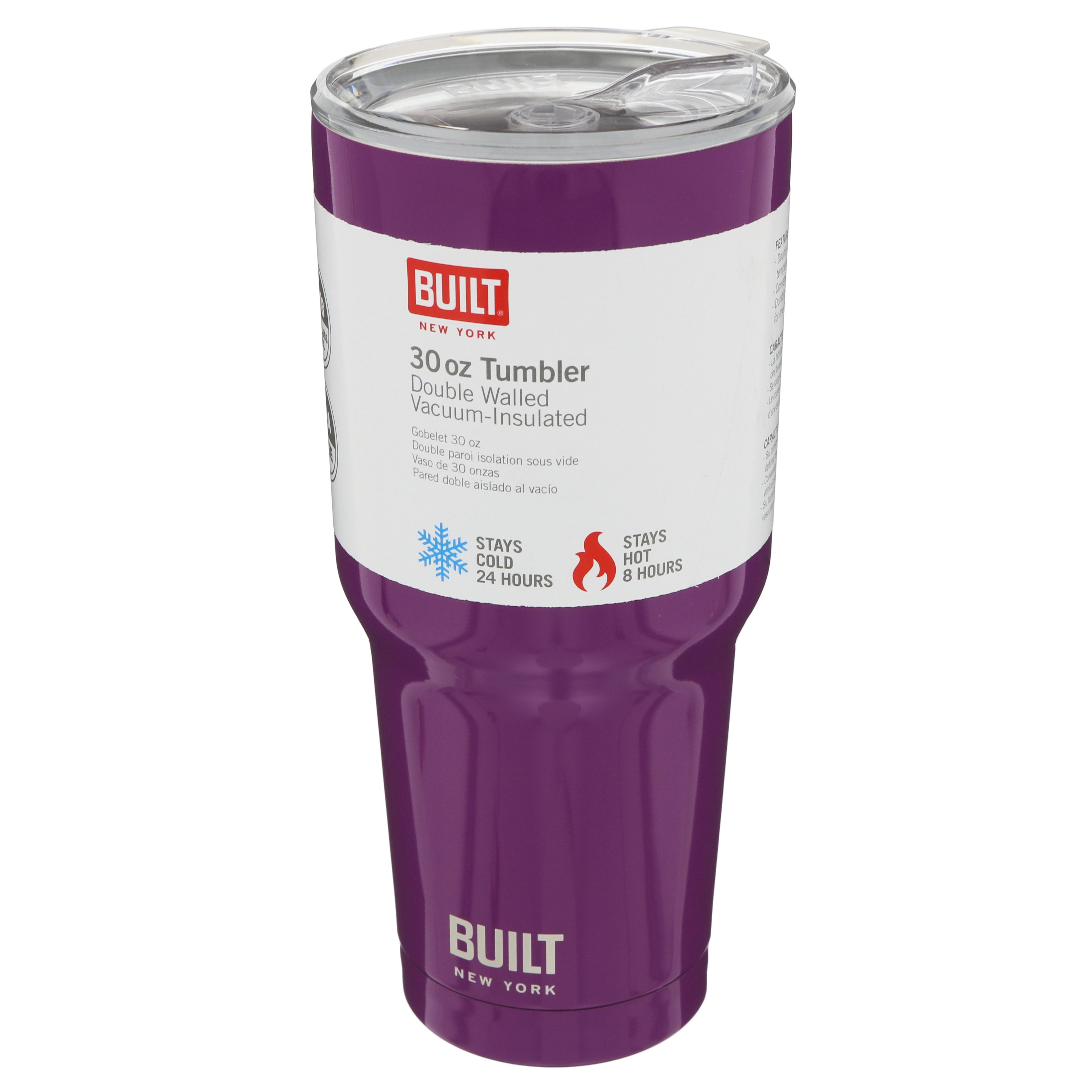Built Stainless Steel Tumbler 30 oz Purple Shop Travel & ToGo at HEB