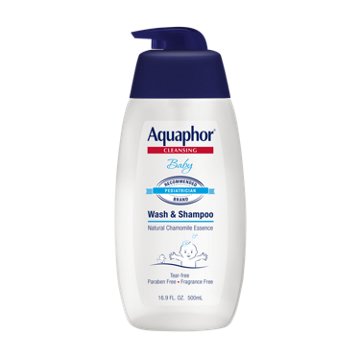 Aquaphor Baby Wash & Shampoo, Fragrance Free and Tear Free for Baby's Sensitive Skin