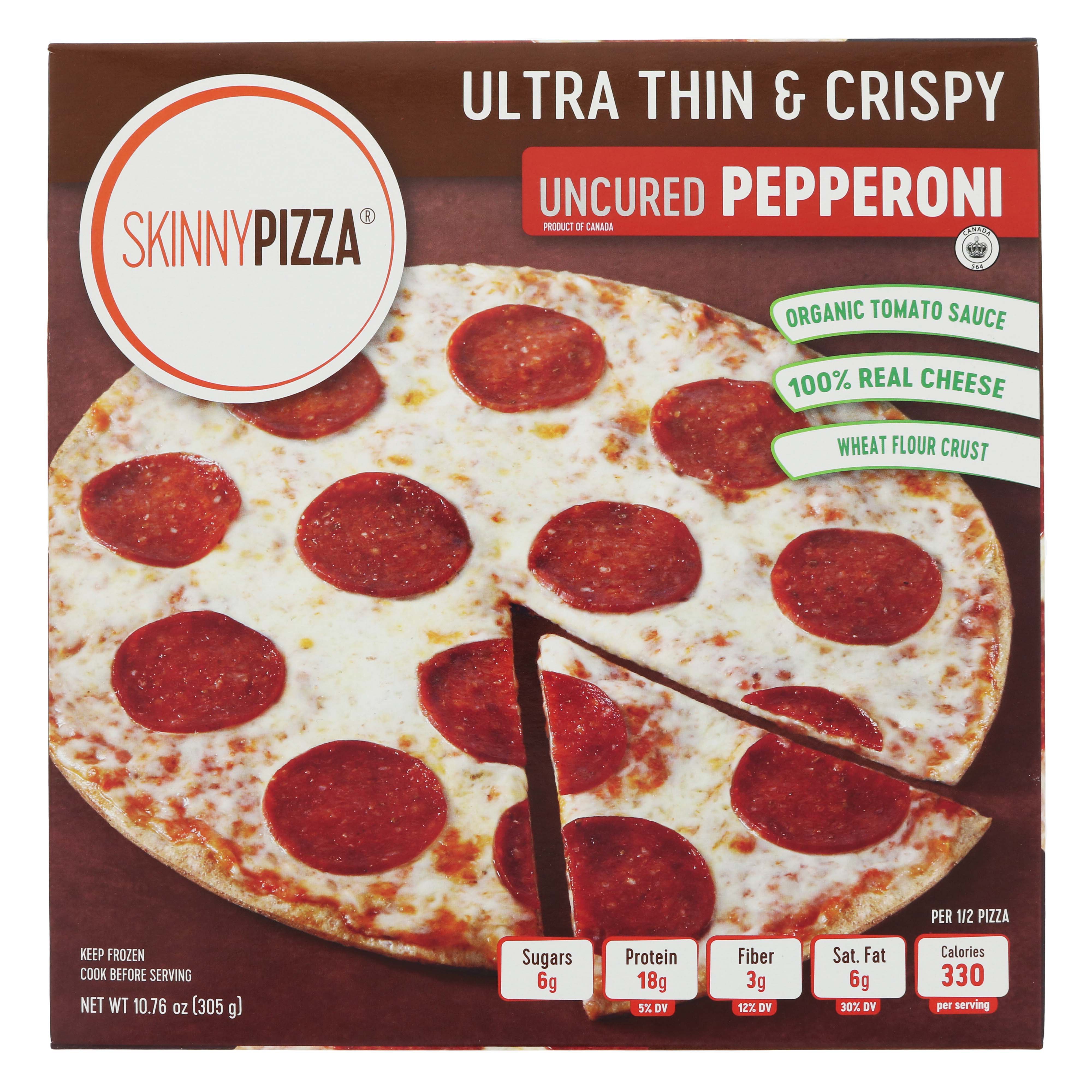 Skinny Pizza Uncured Pepperoni Thin Crust Pizza Shop Pizza at HEB