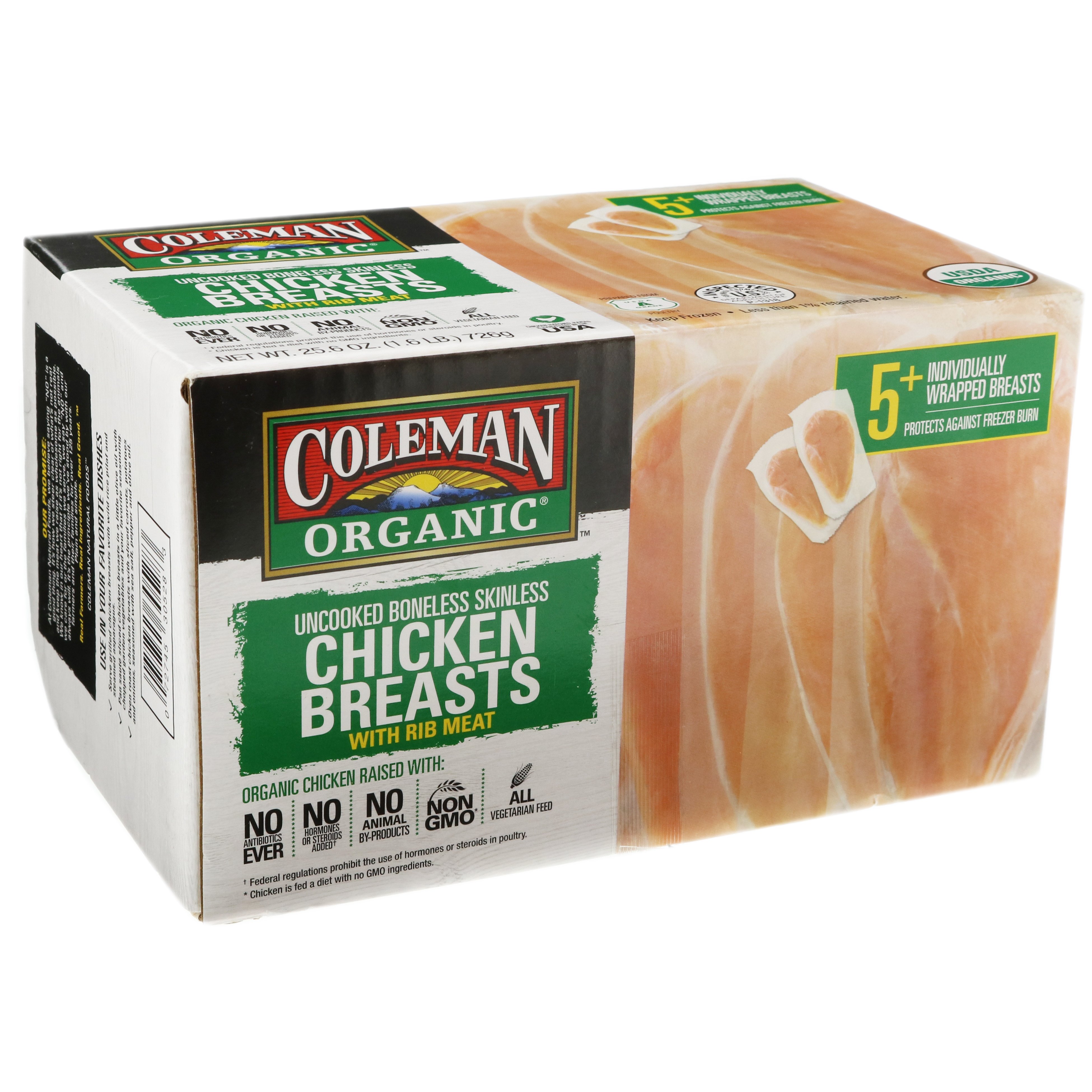 Coleman Organic Boneless Skinless Chicken Breasts Shop Chicken at HEB