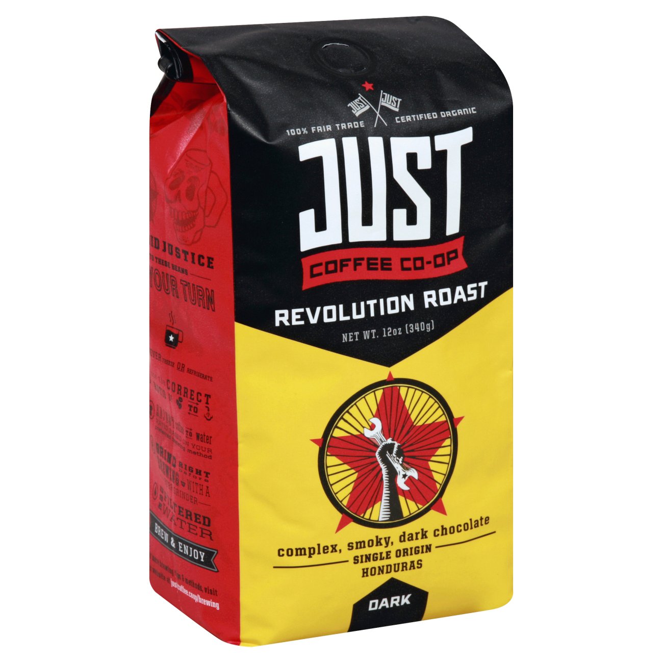 Just Coffee CoOp Revolution Roast Dark Roast Whole Bean Coffee Shop