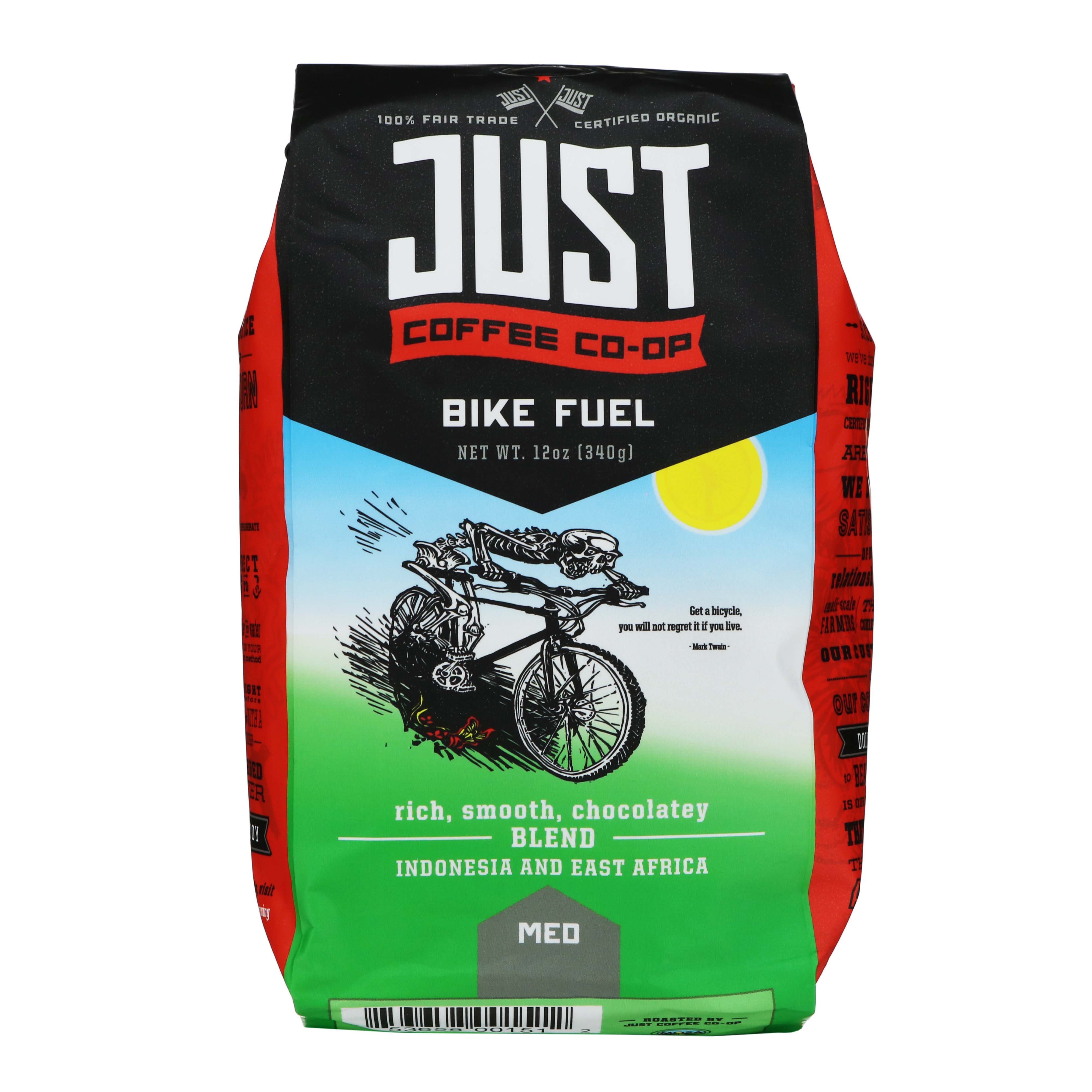 Just Coffee CoOp Bike Fuel Medium Roast Whole Bean Coffee Shop