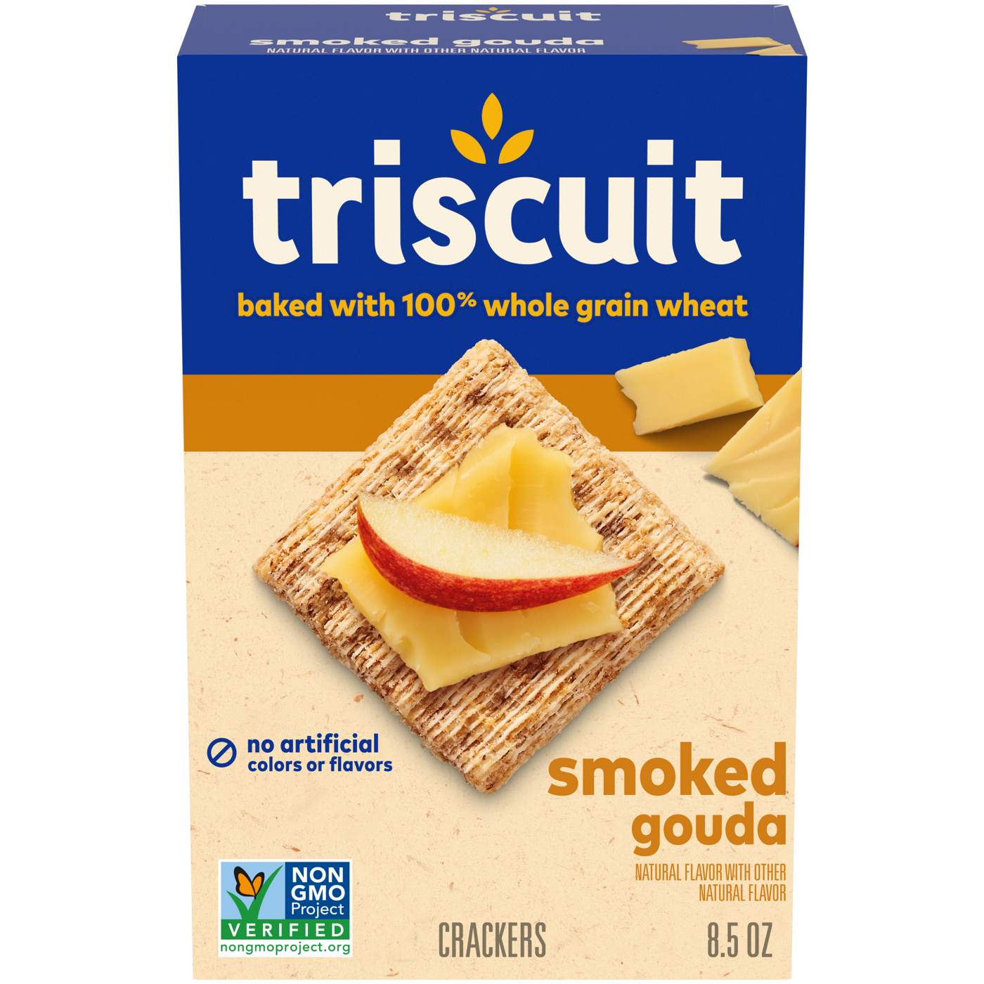 Triscuit Smoked Gouda Whole Grain Wheat Crackers; image 1 of 10