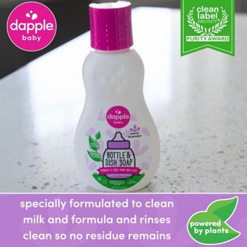 Dapple Baby Bottle & Dish Soap - Lavender, 3 oz