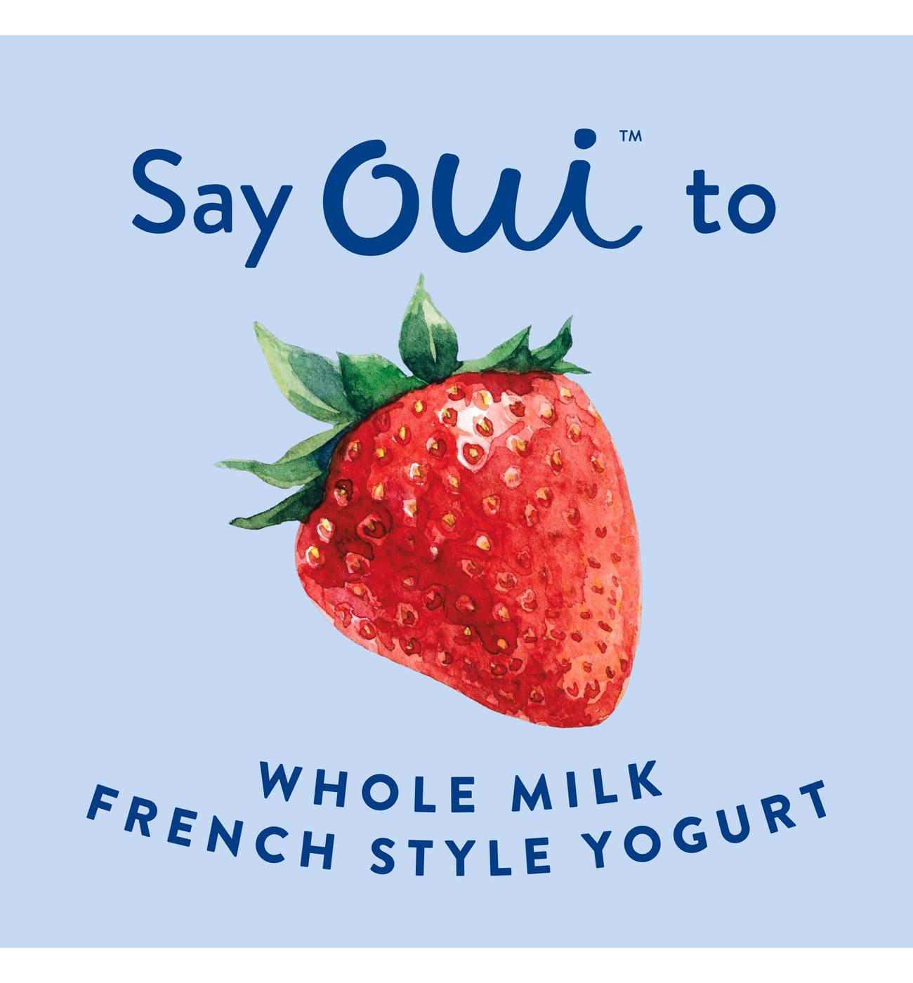 Yoplait Oui Strawberry French Style Yogurt; image 6 of 6