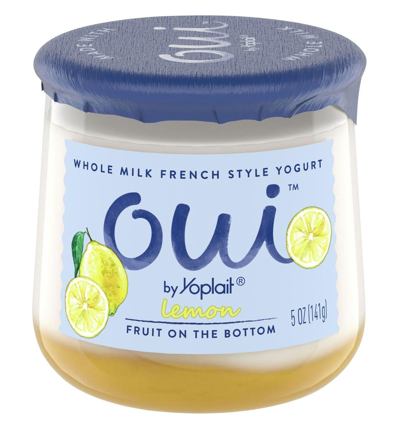 Yoplait Oui Lemon French StyleYogurt; image 1 of 5