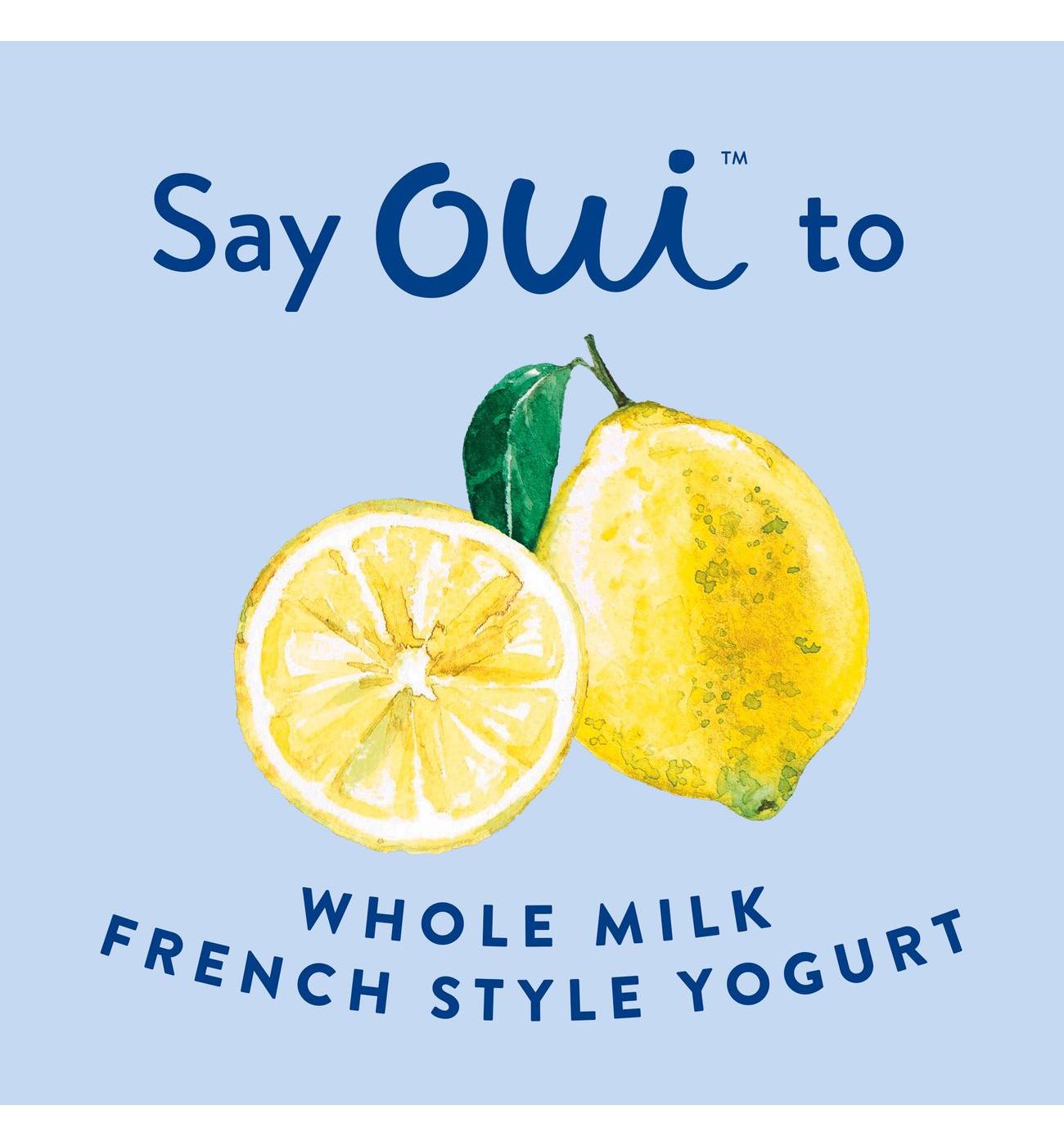 Yoplait Oui Lemon French StyleYogurt; image 5 of 5