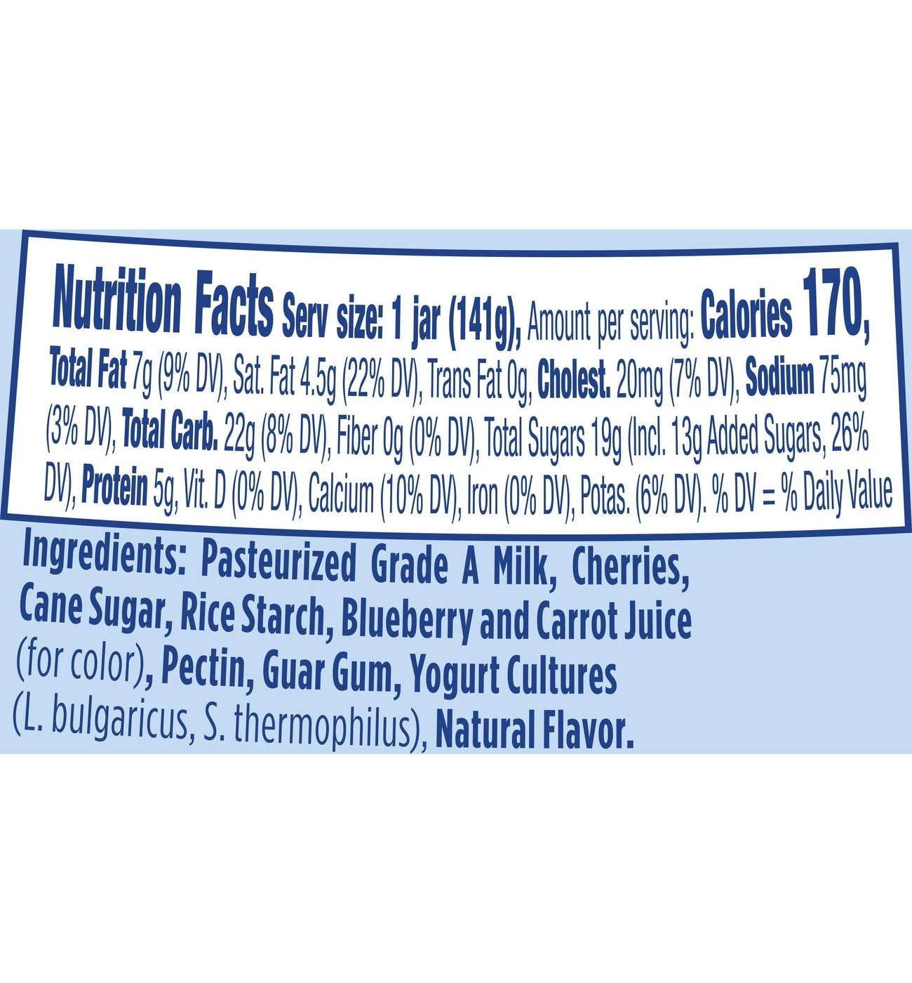 Yoplait Oui Black Cherry French Style Yogurt; image 4 of 5