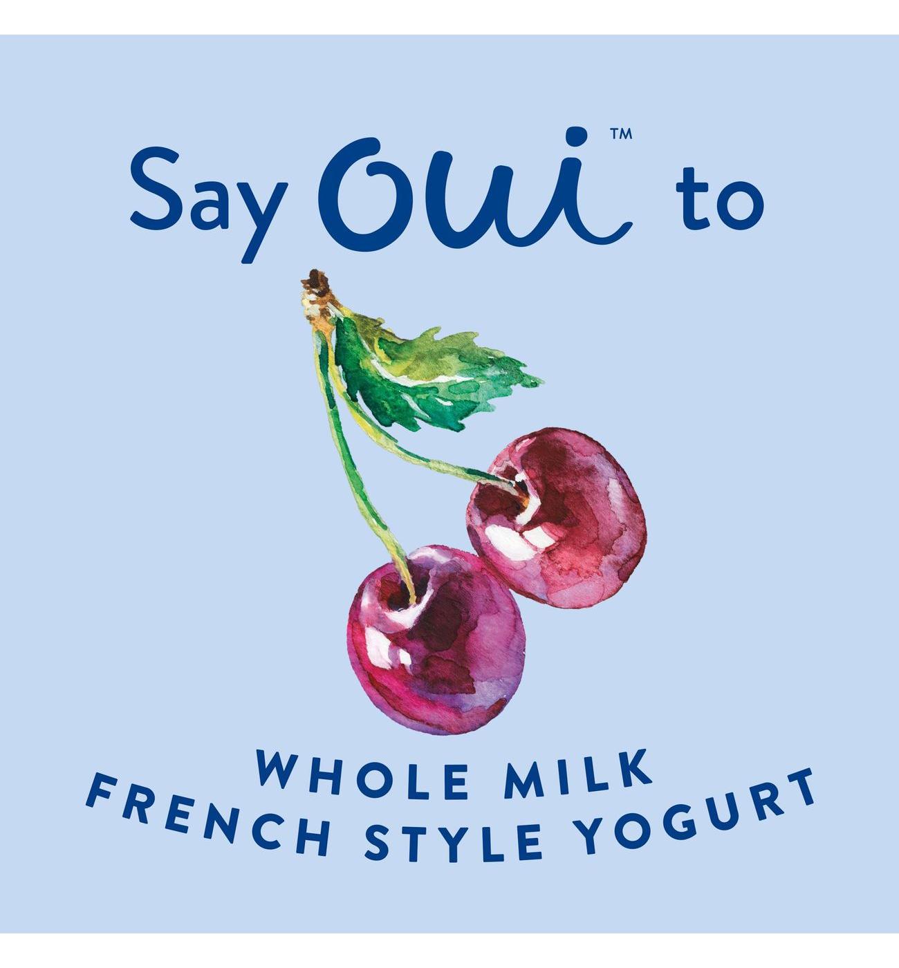 Yoplait Oui Black Cherry French Style Yogurt; image 5 of 5