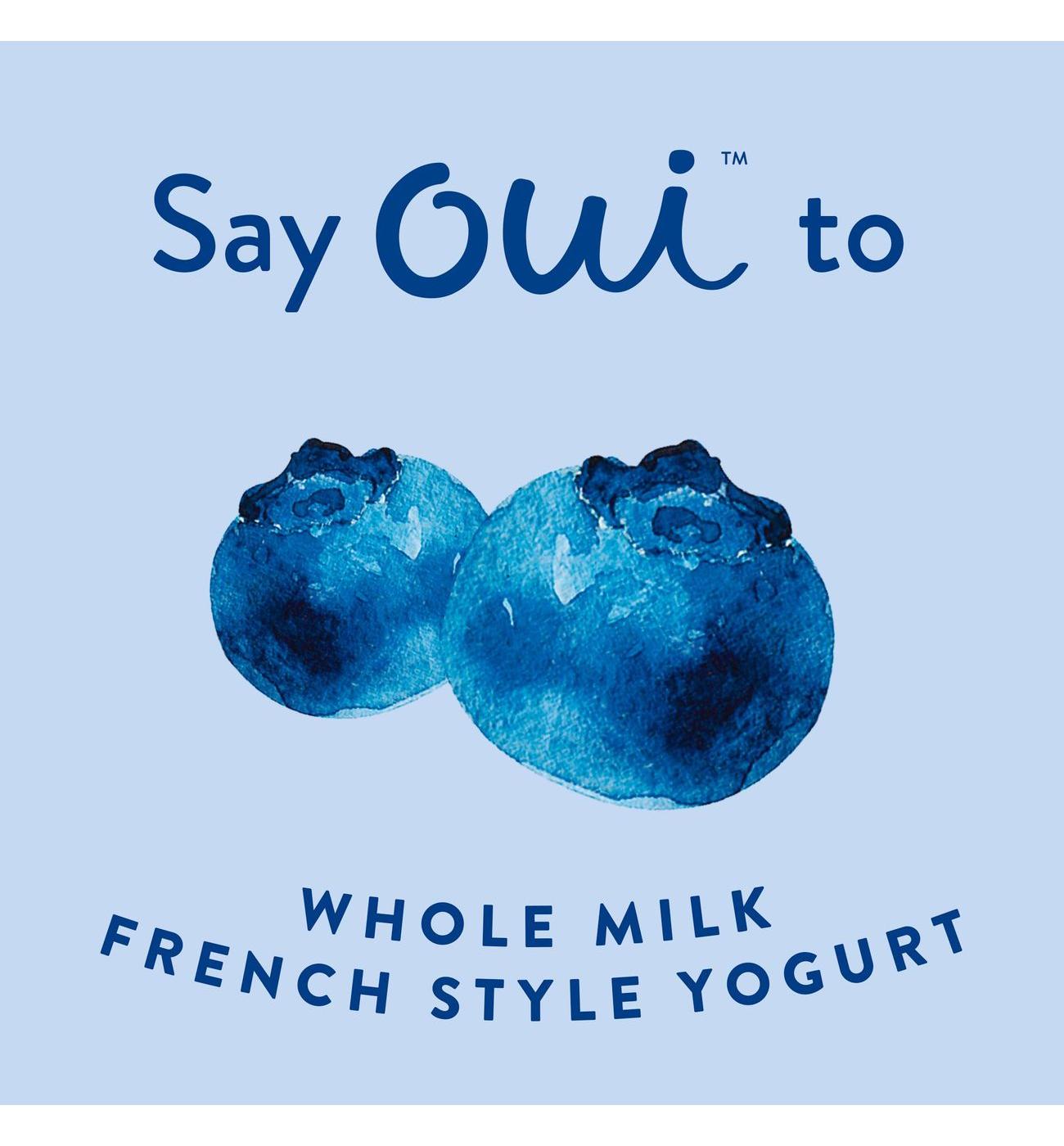 Yoplait Oui Blueberry French Style Yogurt; image 5 of 5