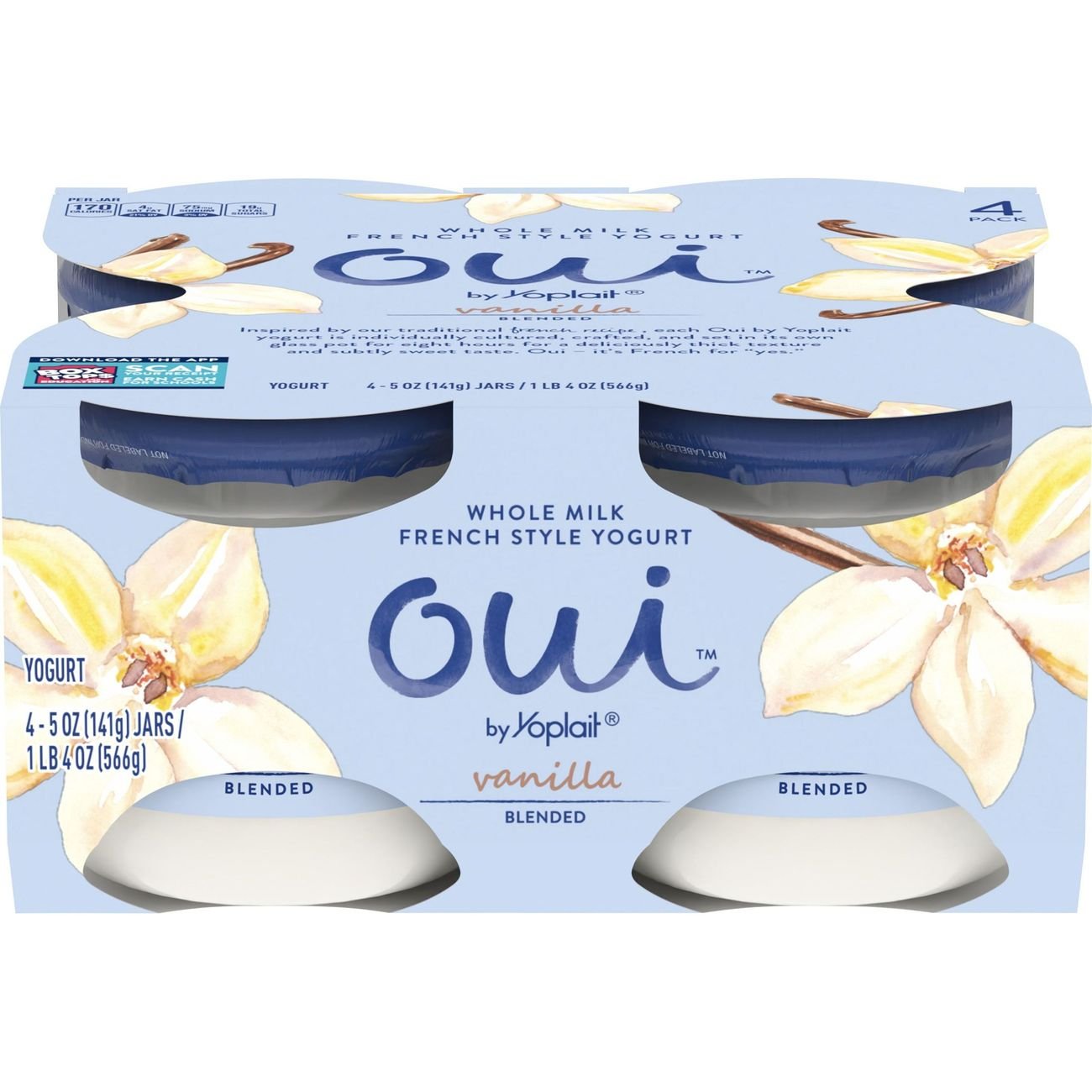 Yoplait Oui Vanilla French Style Yogurt Shop Yogurt at HEB