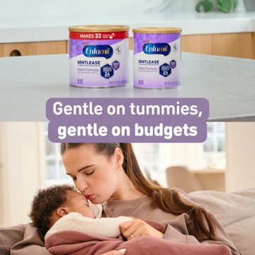 Enfamil Gentlease Easy to Digest Baby Formula for Easing Fussiness, Gas, Spit-up, 19.9 oz
