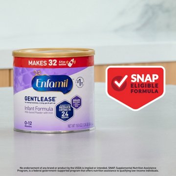 Enfamil Gentlease Easy to Digest Baby Formula for Easing Fussiness, Gas, Spit-up, 19.9 oz