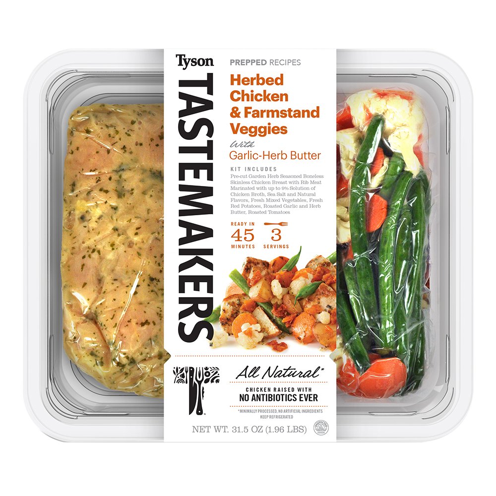 Tyson Tastemakers Herbed Chicken & Farmstand Veggies Shop Meatballs