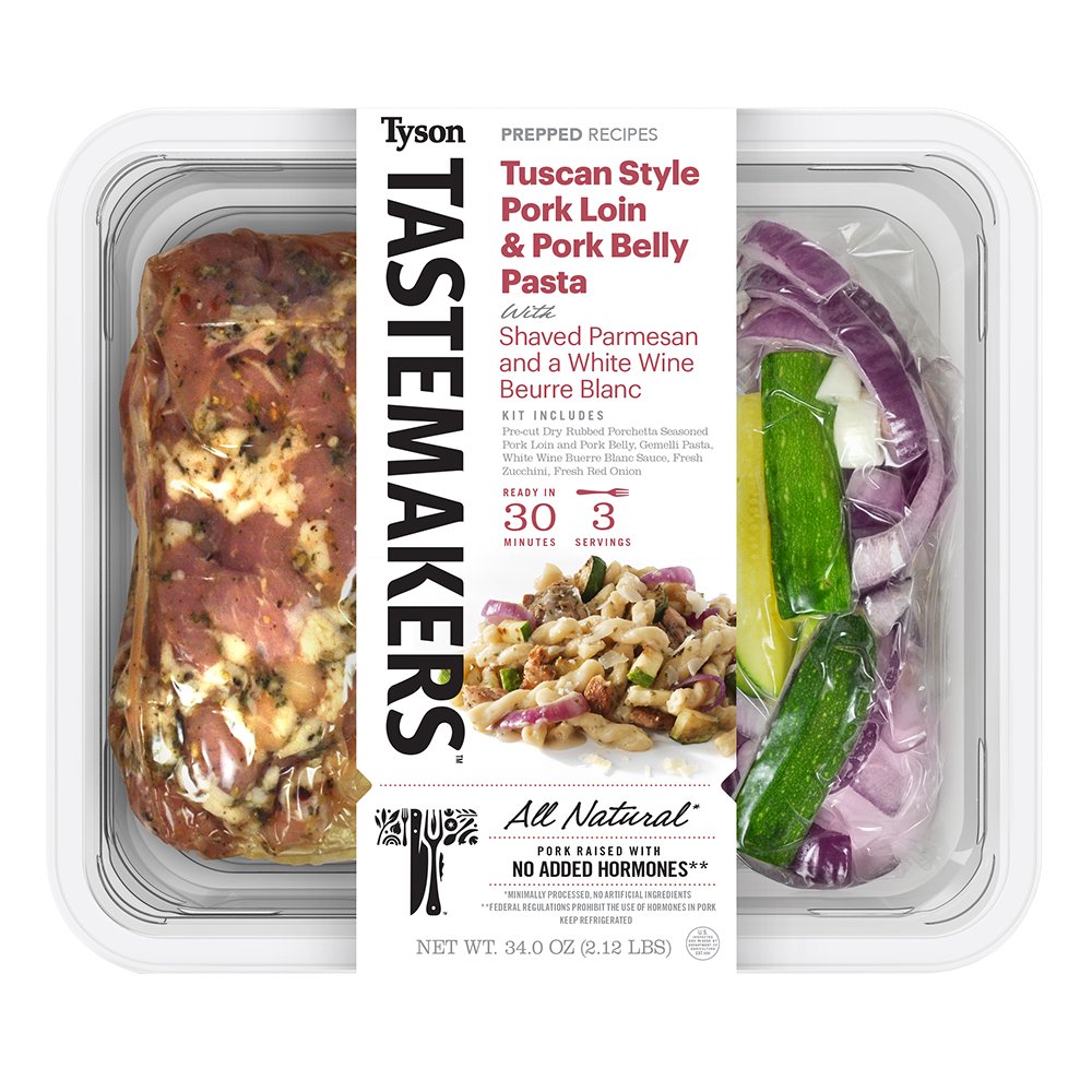 Tyson Tastemakers Tuscan Style Pork Loin & Pork Belly Pasta Shop