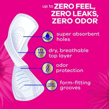 Always Always Radiant Feminine Pads, Size 2 Heavy with Wings, Light Clean Scent