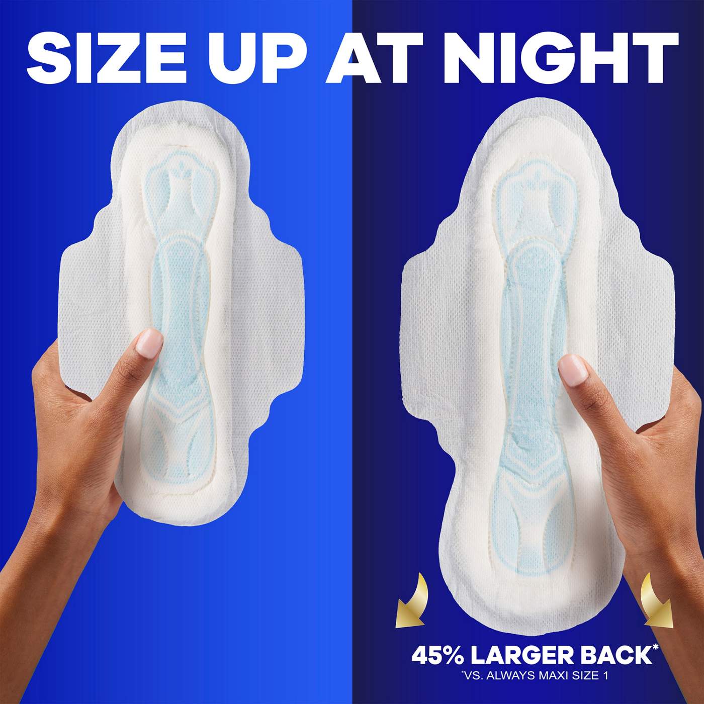 Always Maxi Daytime Pads with Wings, Extra Long Super, Unscented  Size 3; image 4 of 10