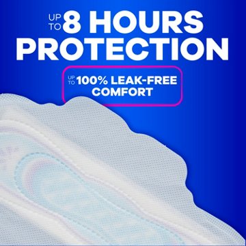 Always Ultra Thin Pads with Wings for Women, Size 3, Extra Long Super Absorbency, Unscented
