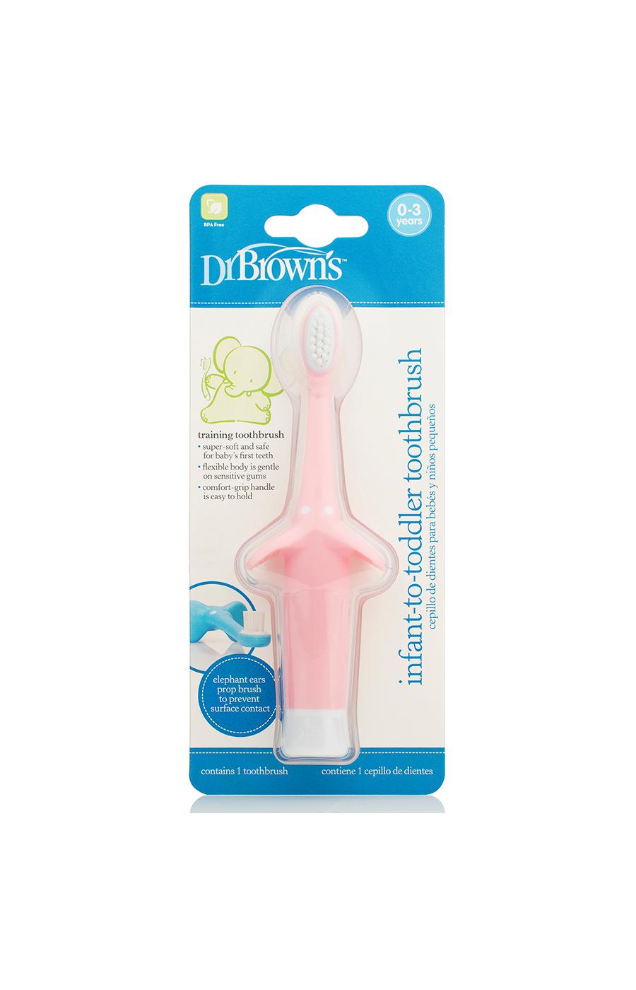 Dr. Brown's Infant-to-Toddler Toothbrush, Assorted Colors; image 1 of 2