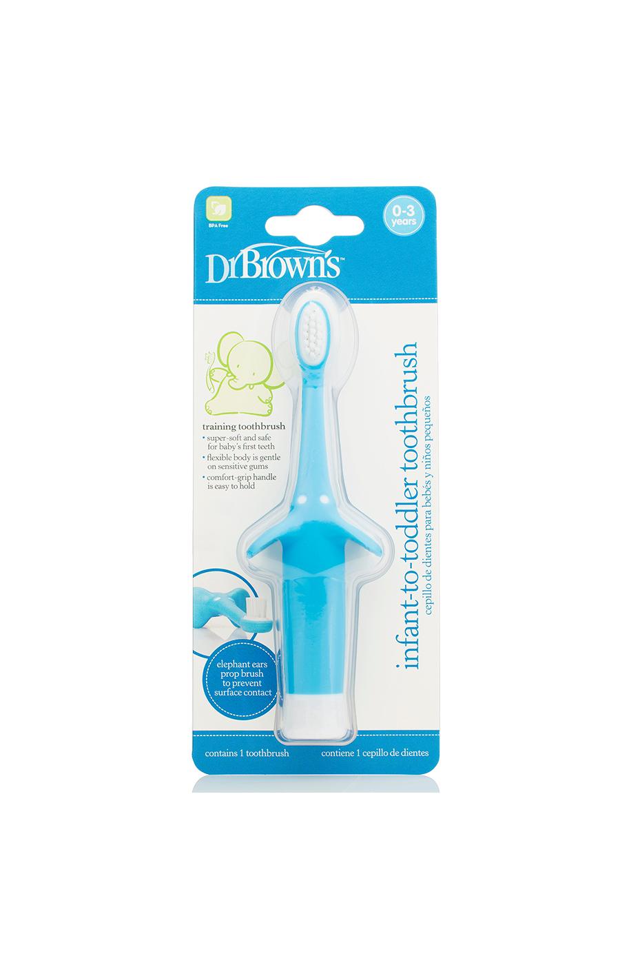 Dr. Brown's Infant-to-Toddler Toothbrush, Assorted Colors - Shop  Toothbrushes at H-E-B