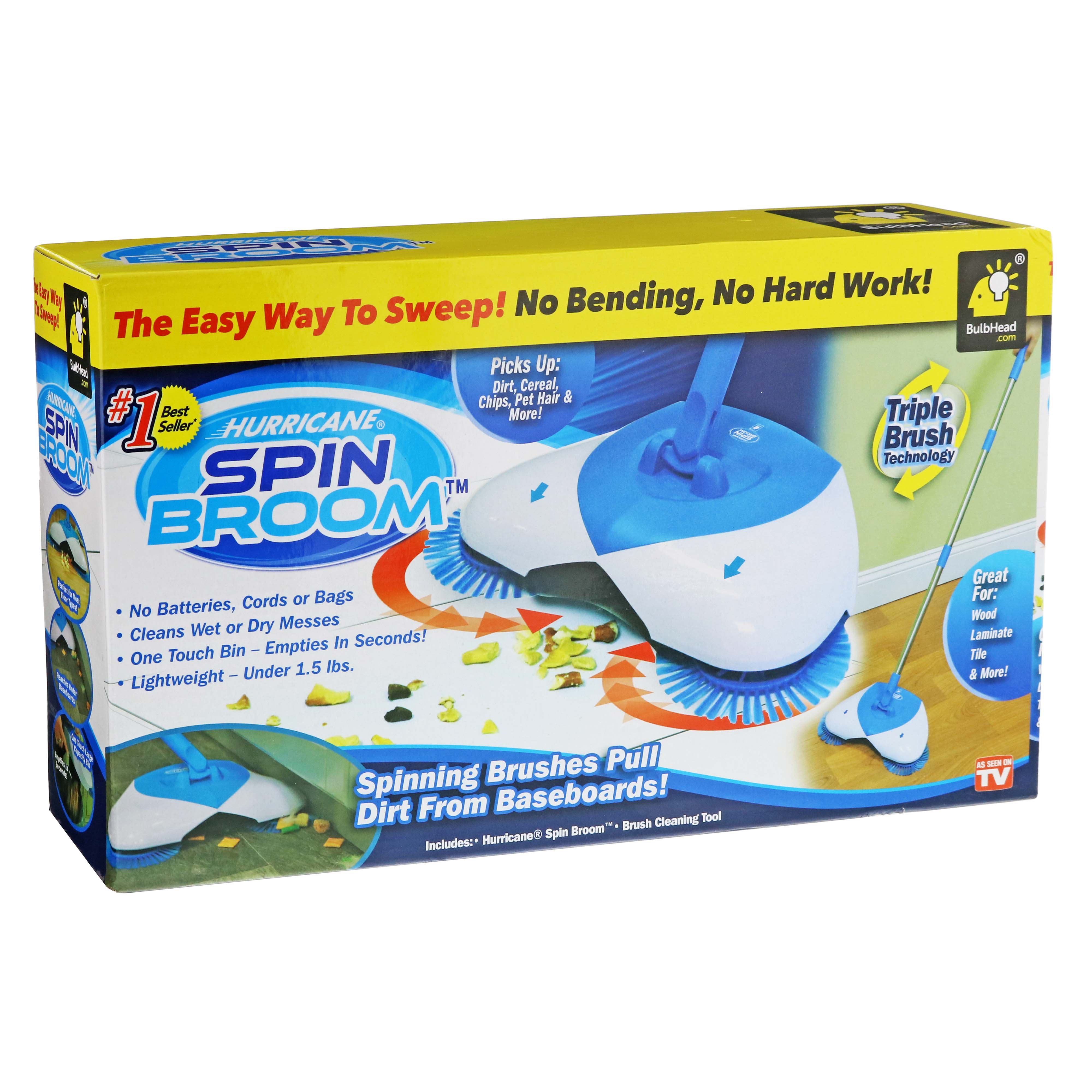 As Seen On TV Hurricane Spin Broom Shop Brooms & dust mops at HEB