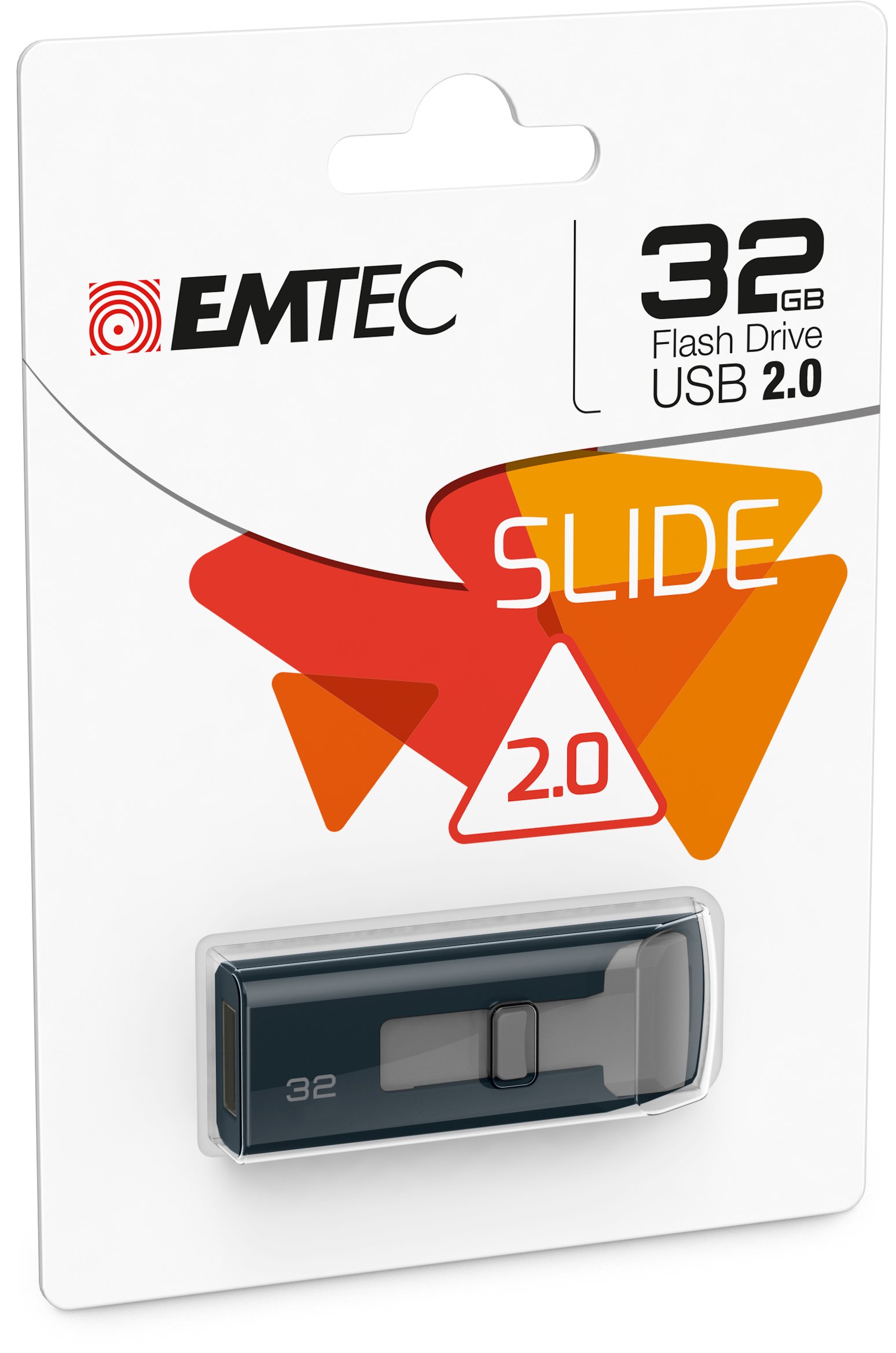 EMTEC Slide USB 2.0 Flash Drive 32 GB - Shop Storage devices at H-E-B