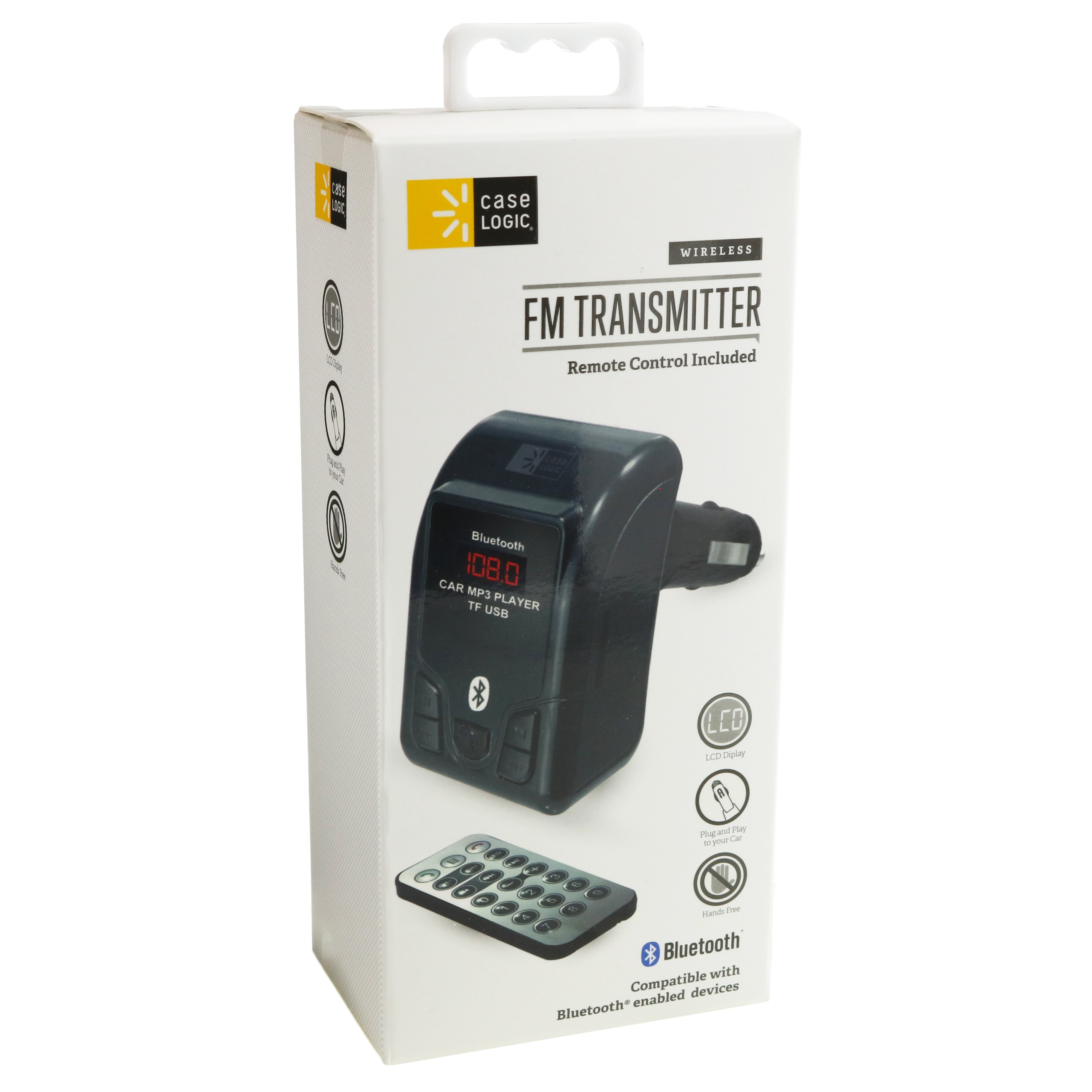 Case Logic Wireless FM Transmitter with Remote Shop Radios & alarm