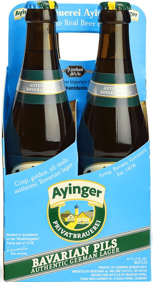 Ayinger Bavarian Pils German Lager Beer 4 pk Bottles - Shop Beer at H-E-B