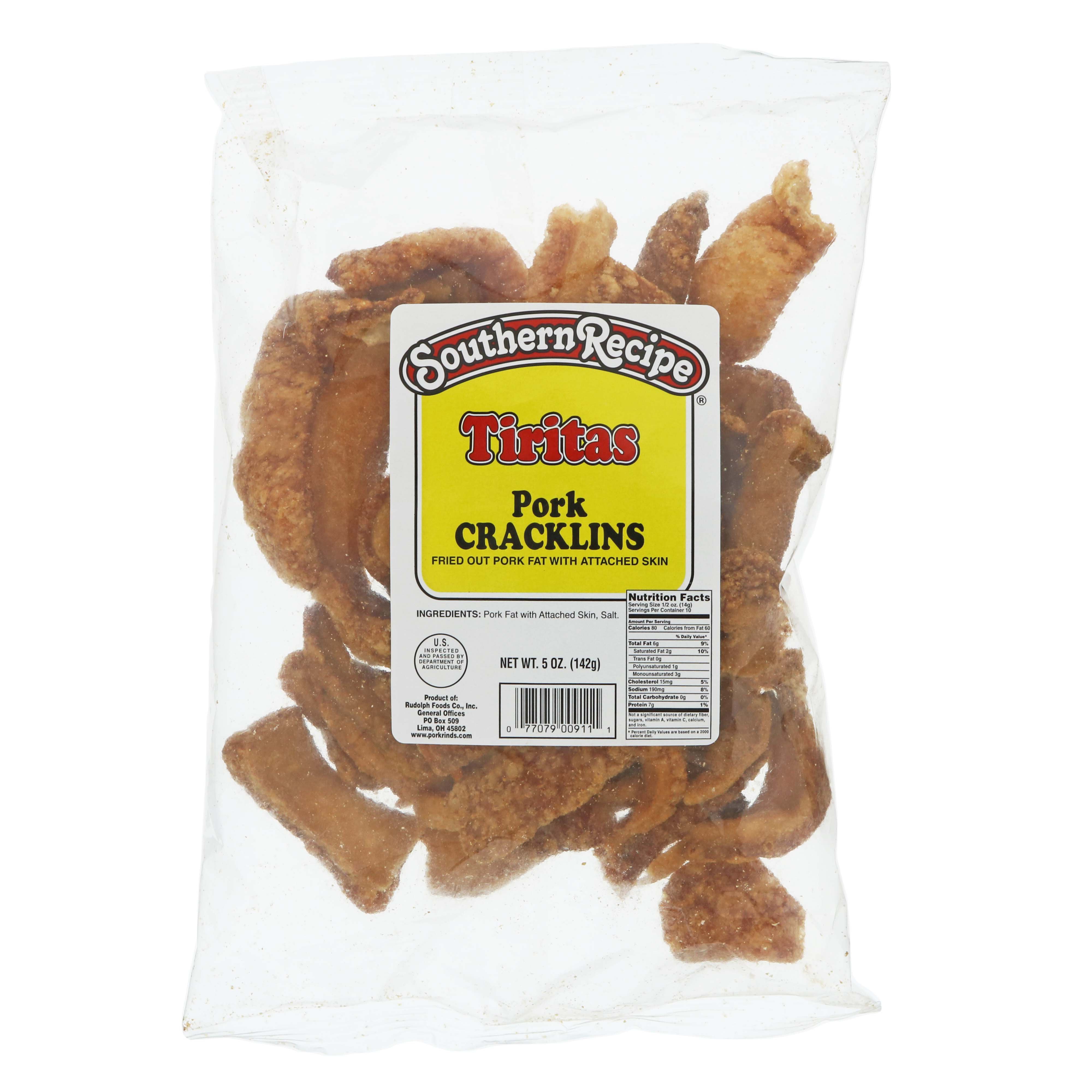 Southern Recipe Tiritas Pork Cracklins Shop Chips at HEB