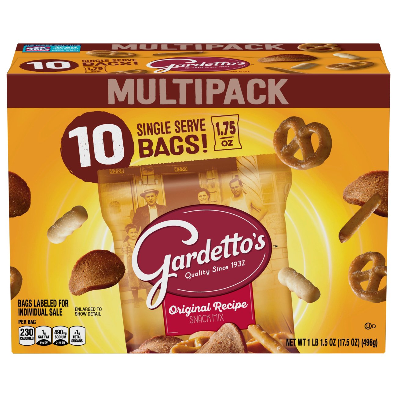Gardetto's Original Recipe Multipack Shop Chips at HEB