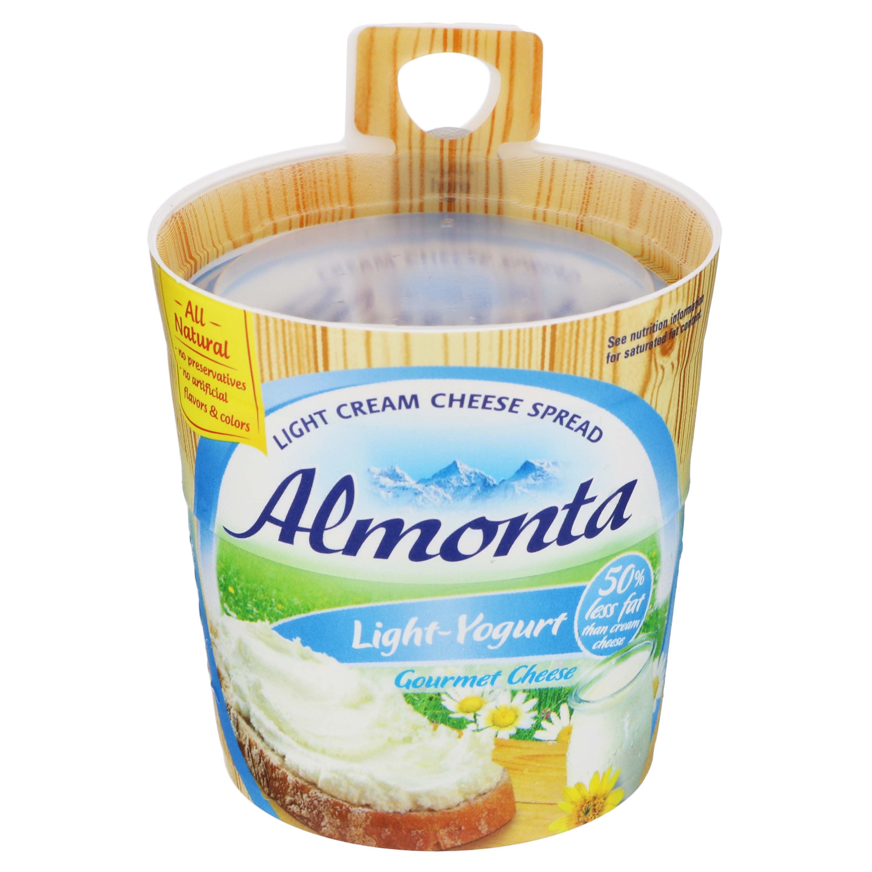 Almonta Light Yogurt Cream Cheese Spread Shop Cheese at HEB