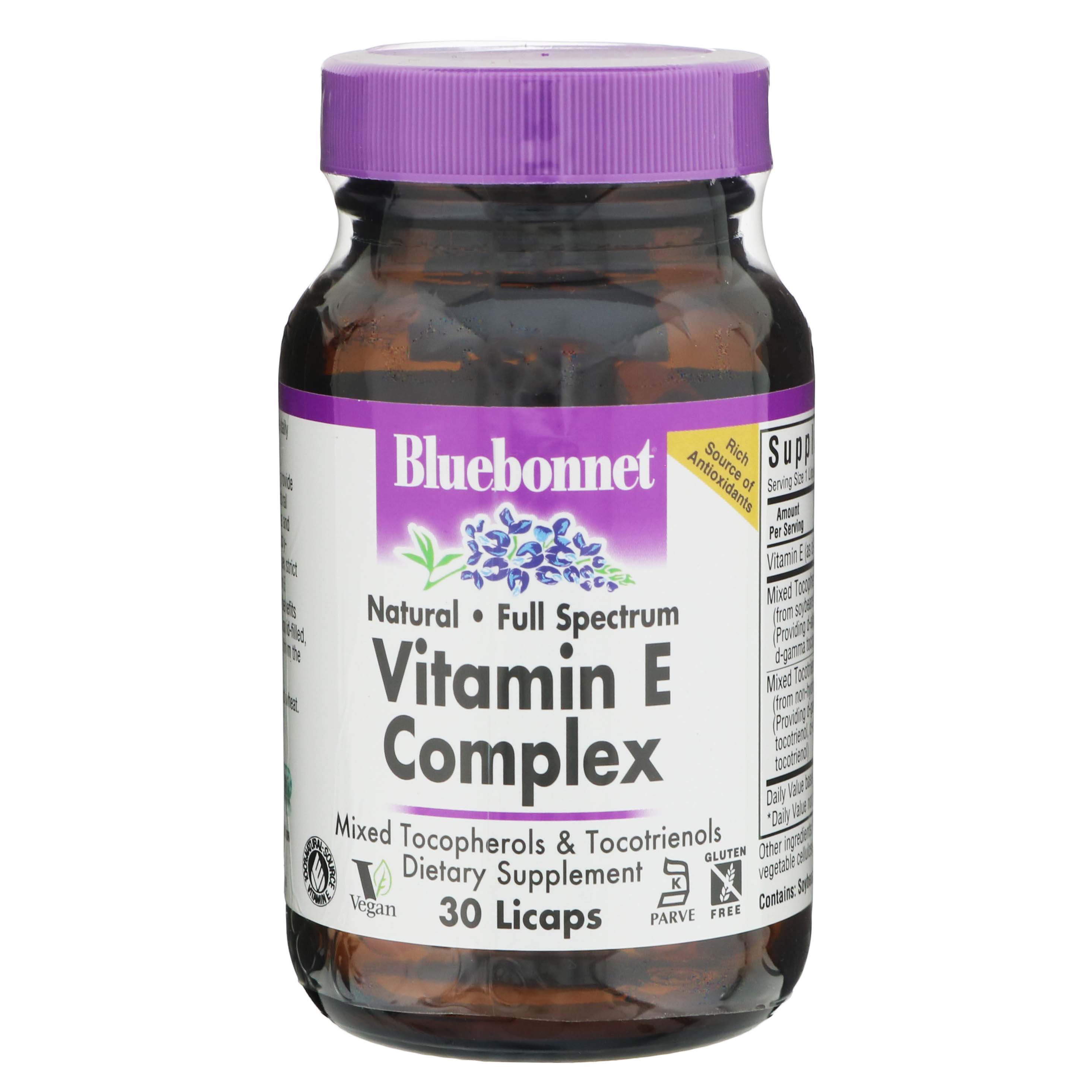 boeren typist tevredenheid Bluebonnet Full Spectrum Vitamin E Complex - Shop Vitamins & Supplements at  H-E-B