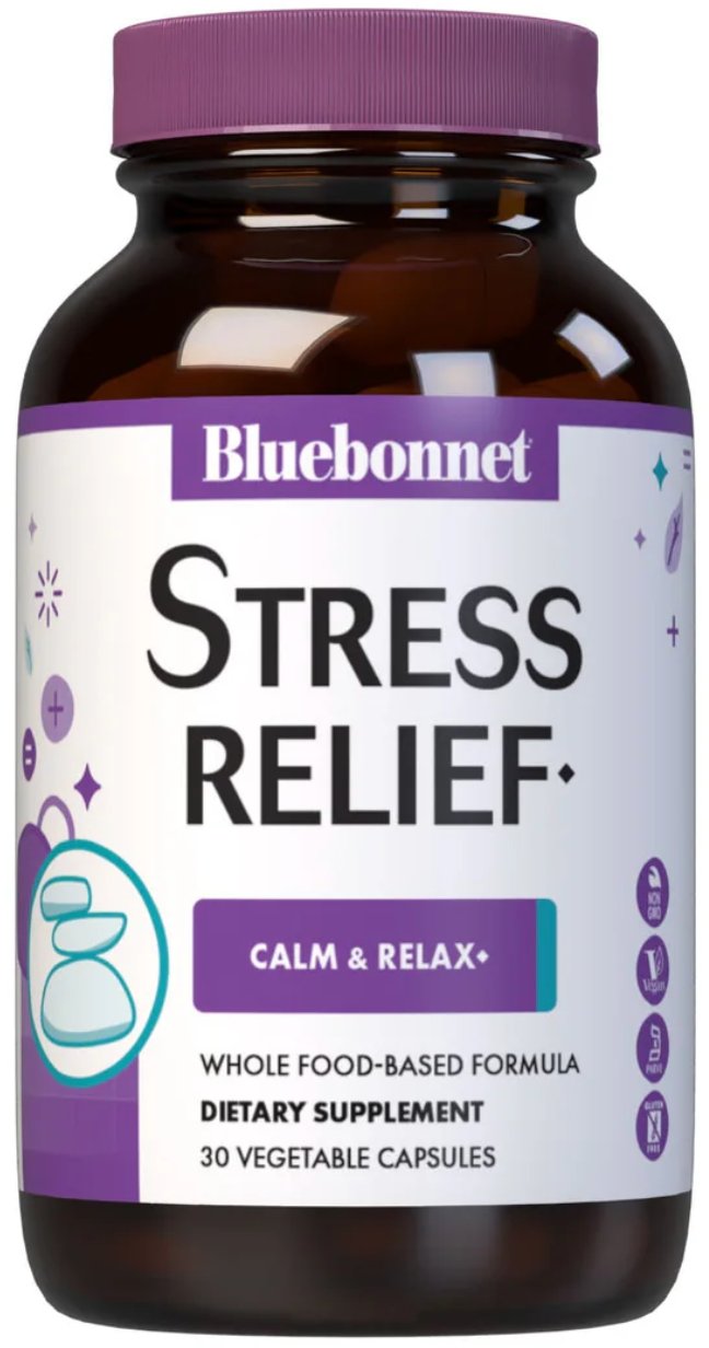 Bluebonnet Stress Relief Capsules, 30 ct