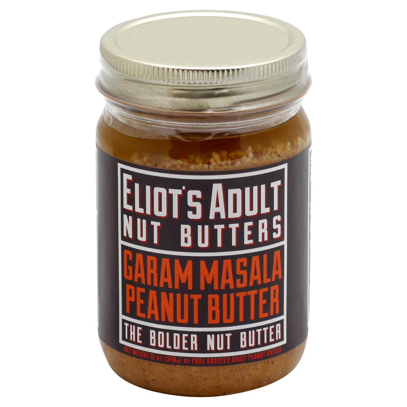 Eliot's Adult Nut Butters Garam Masala Peanut Butter Shop Peanut