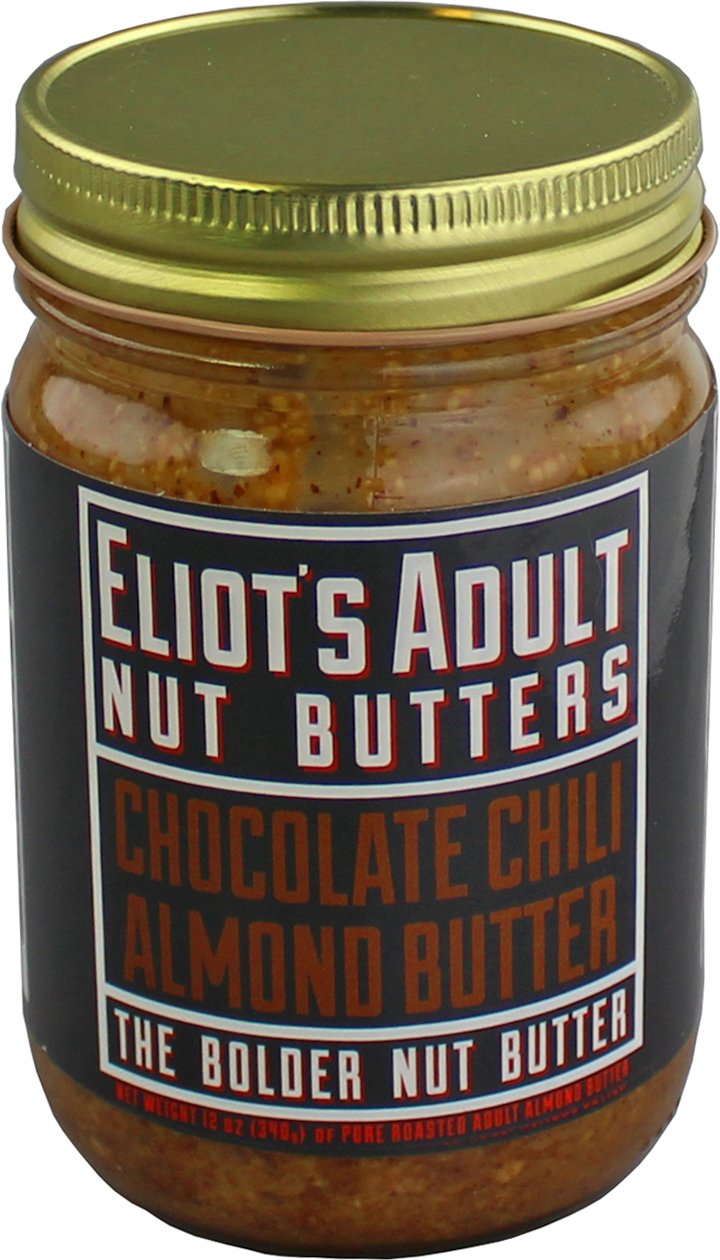 Eliot's Adult Nut Butters Chocolate Chili Almond Butter Shop Peanut