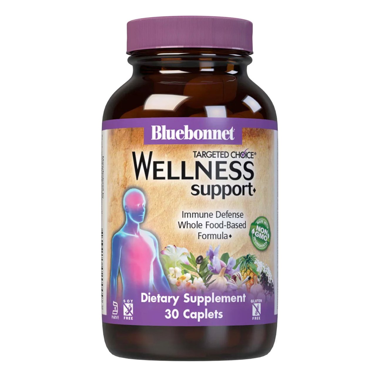 Bluebonnet Targeted Choice Wellness Support Immune Defense Caplets, 30 ct