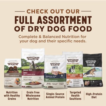 Heritage Ranch by H-E-B Adult Grain-Free Dry Dog Food - Beef & Chickpea