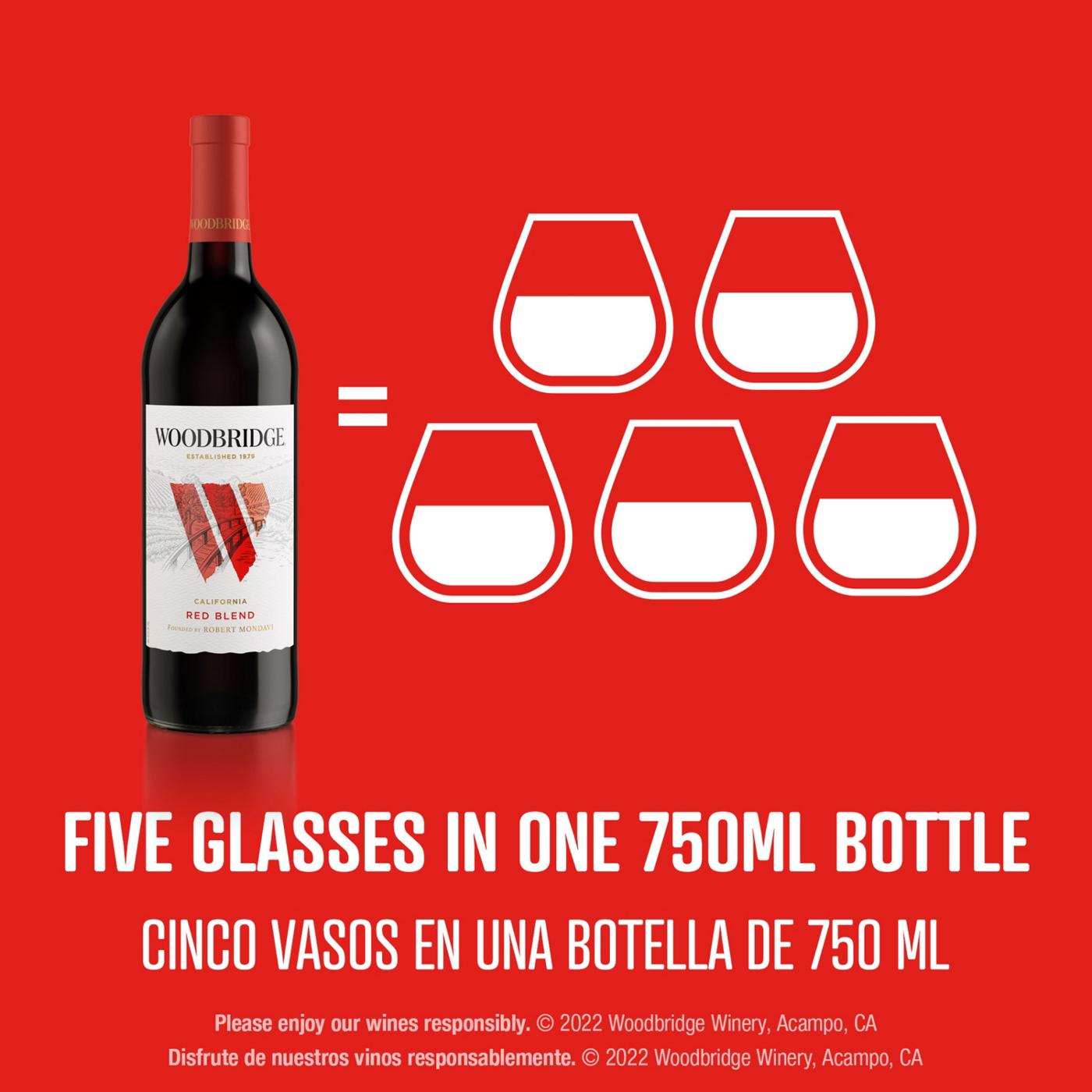 Woodbridge Red Blend Red Wine 750 mL Bottle; image 2 of 8
