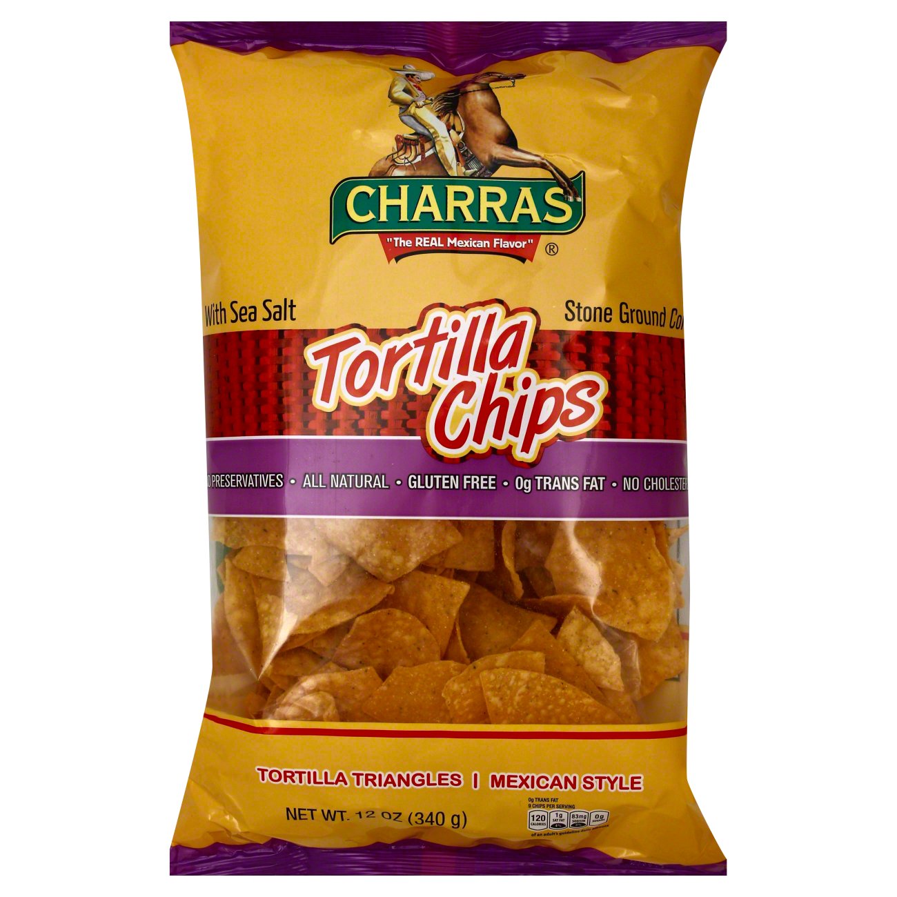 Charras Natural Tortilla Chips Shop Chips at HEB