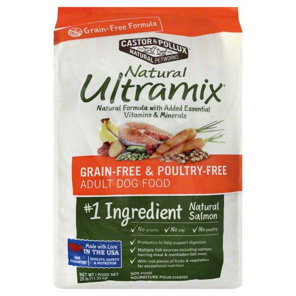 Castor & Pollux Natural Ultramix Grain Free & Poultry Free Salmon Dog