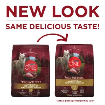 Purina ONE True Instinct With A Blend Of Real Turkey and Venison Dry Dog Food