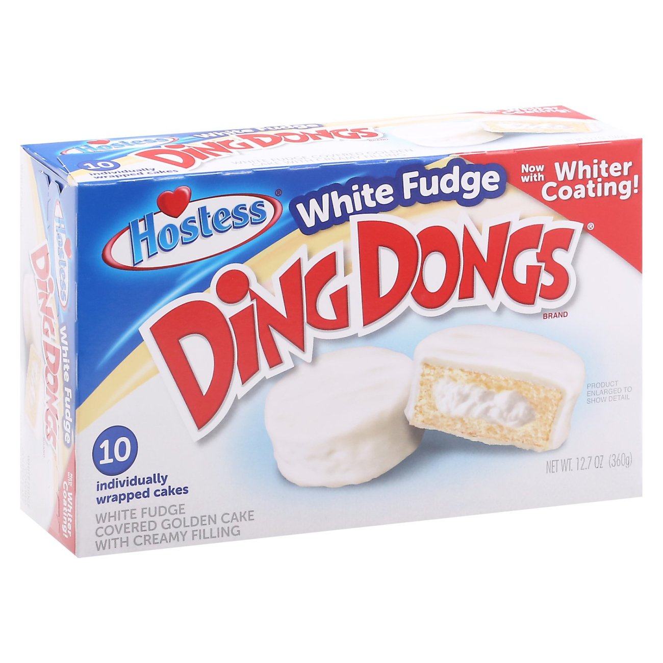Hostess White Fudge Ding Dongs Shop Snack Cakes at HEB