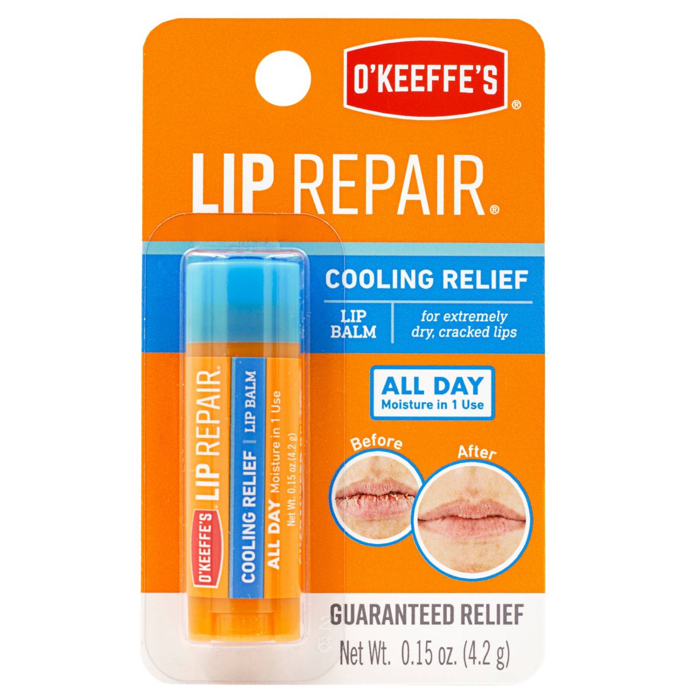 O'Keeffe's Lip Repair Cooling Relief Lip Balm; image 1 of 2