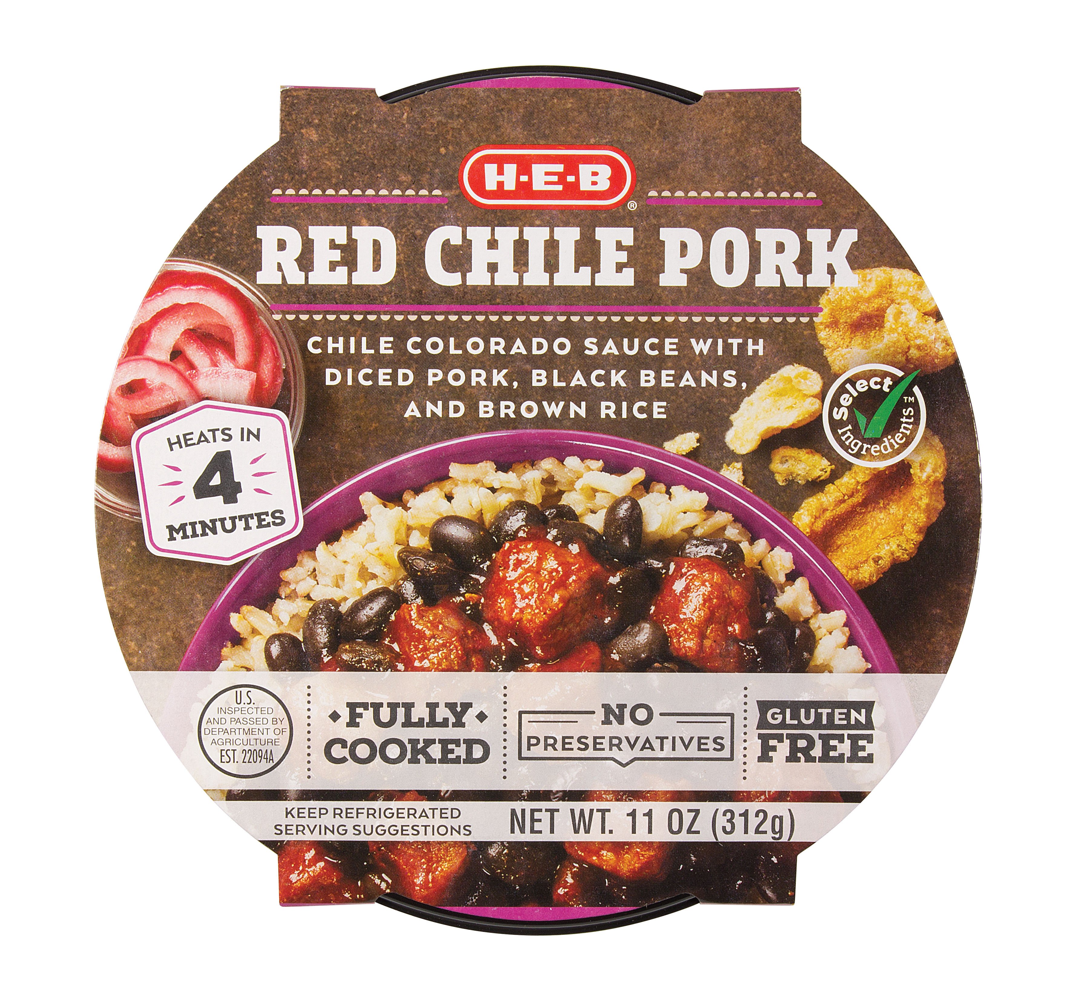 H-E-B Select Ingredients Chile Colorado Bowl - Shop Entrees & Sides At ...