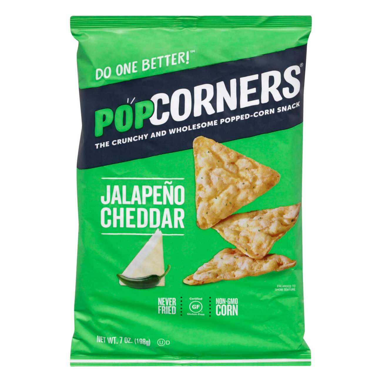 PopCorners Jalapeno Cheddar Popped Corn Chips - Shop Chips at H-E-B