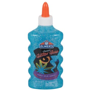 Elmer's Glitter Glue - Blue, 6 oz