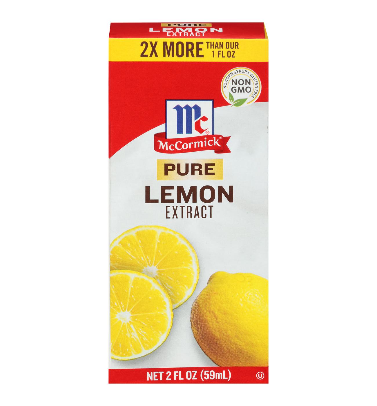 McCormick Pure Lemon Extract; image 1 of 8